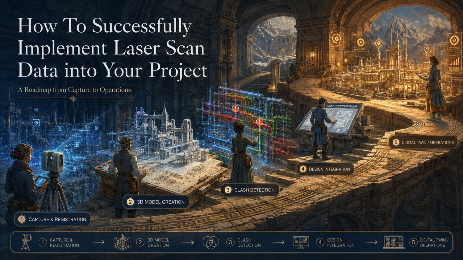 Illustration for the GDS resource article: Implementing Laser Scan Data in Projects \