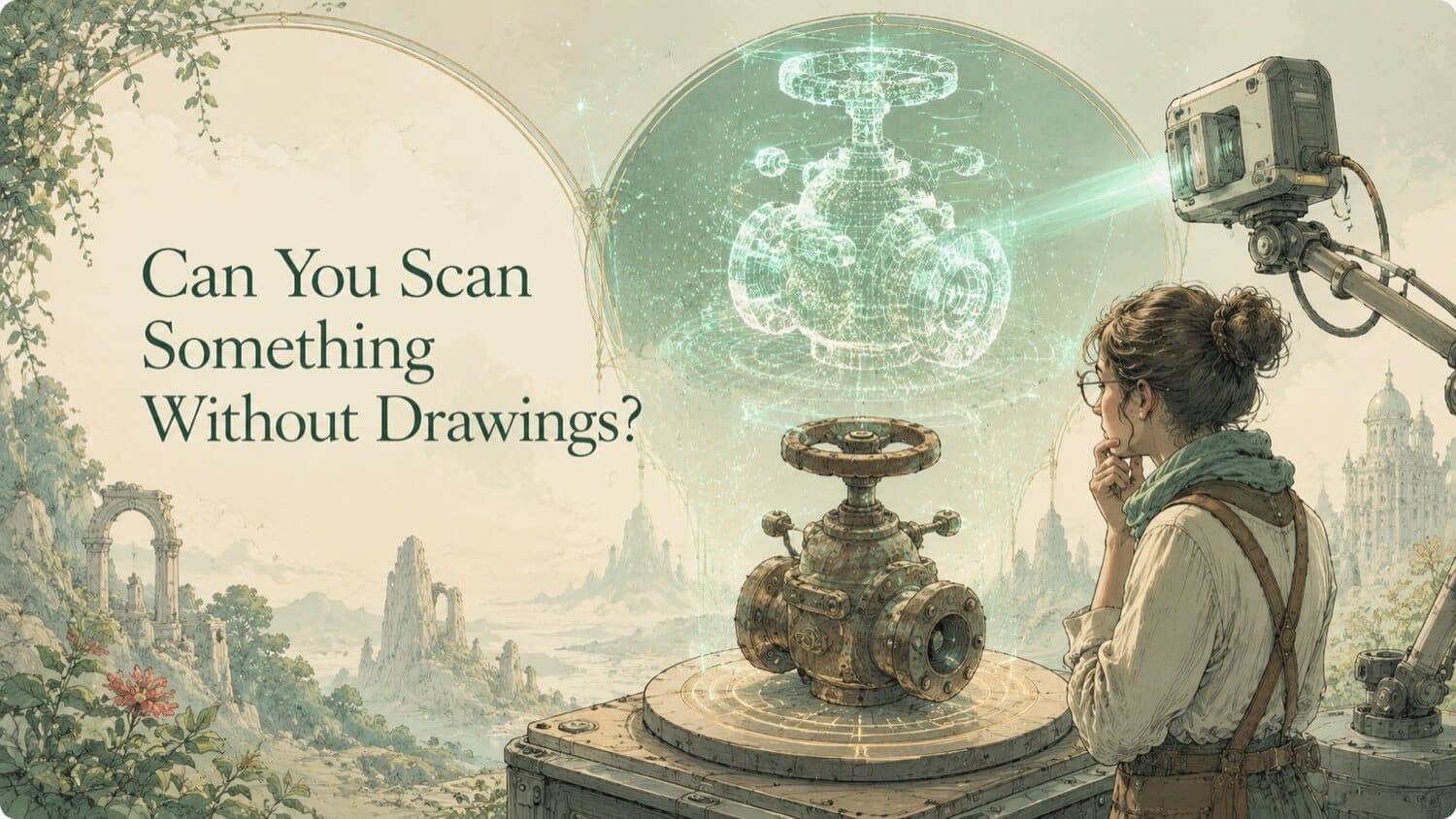 Illustration for the GDS resource article: Can You Scan Something Without Drawings? | GDS