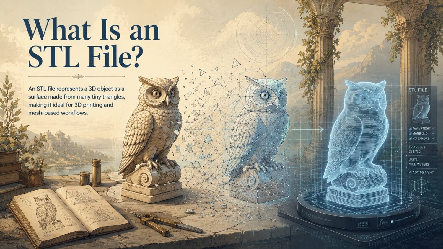 Illustration for the GDS resource article: What Is an STL File? | GDS