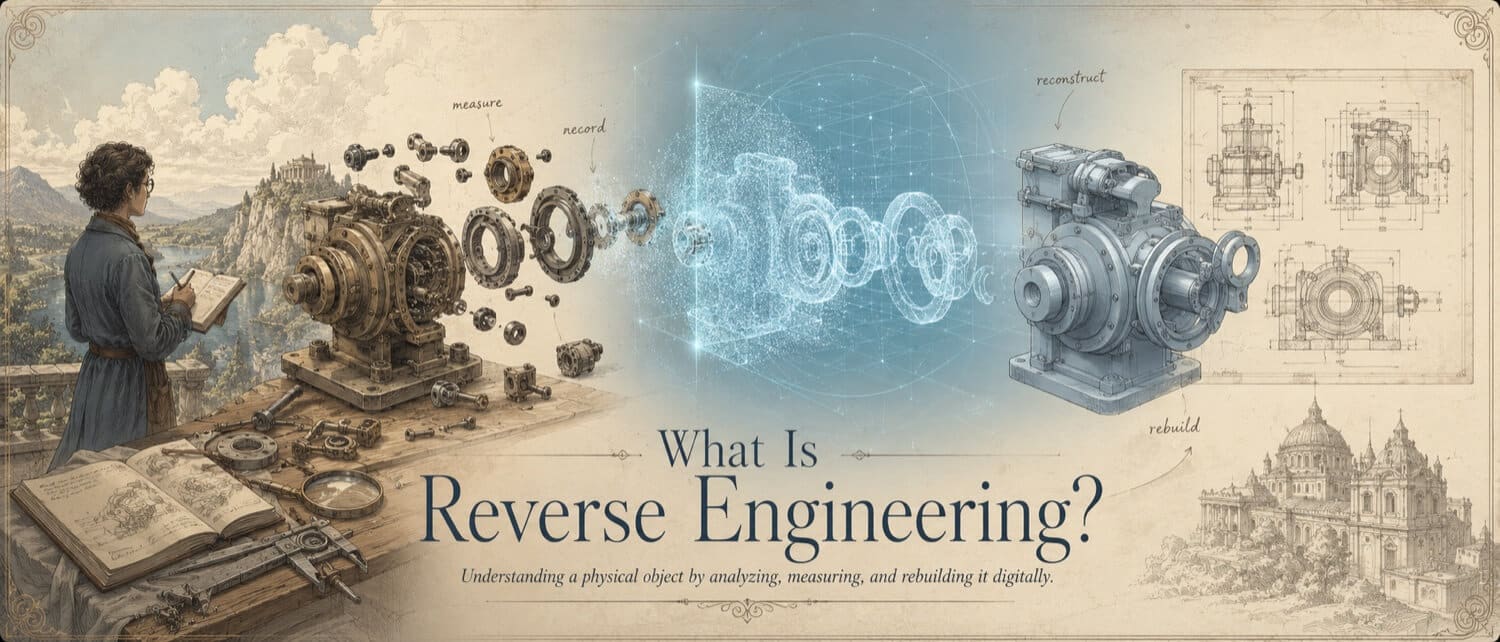 Illustration for the GDS resource article: What Is Reverse Engineering? | GDS