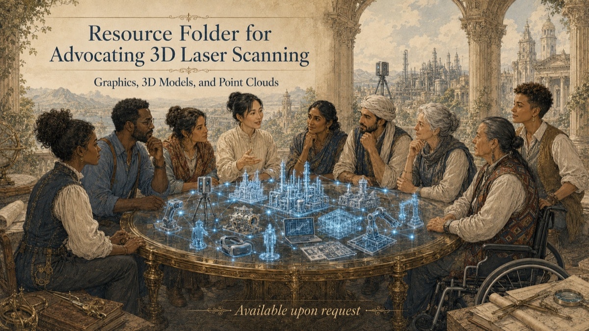 Illustration for the GDS resource article: 3D Laser Scanning Advocacy Resource Folder