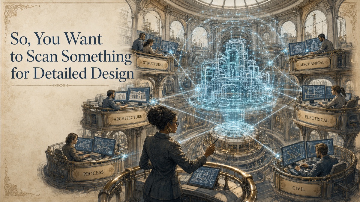 Illustration for the GDS resource article: Laser Scanning for Detailed Engineering Design