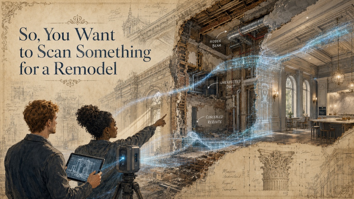 Illustration for the GDS resource article: Laser Scanning for Facility Remodels