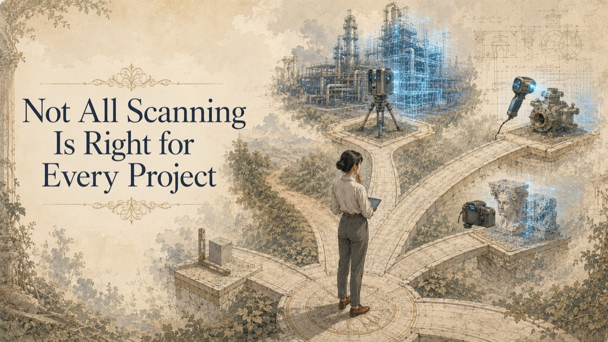 Illustration for the GDS resource article: Not All Scanning Is Right for Every Project
