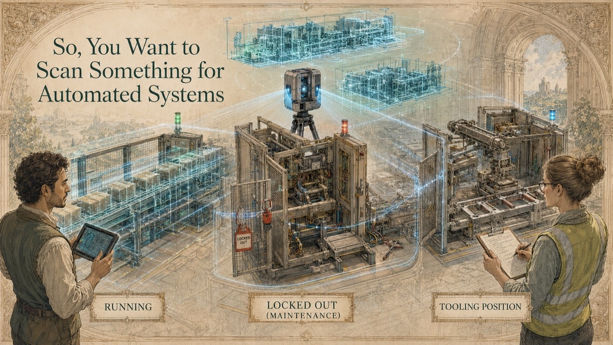 Illustration for the GDS resource article: 3D Scanning for Automated Systems