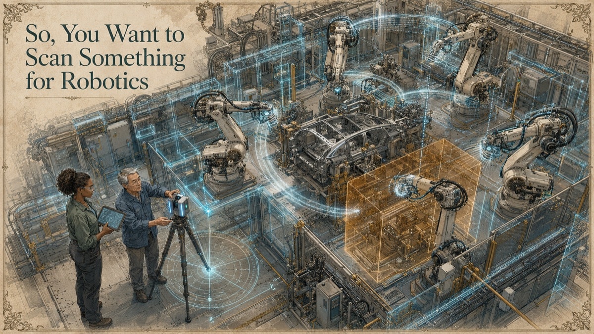 Illustration for the GDS resource article: 3D Scanning for Robotics