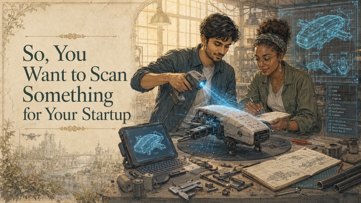 Illustration for the GDS resource article: 3D Scanning for Startups