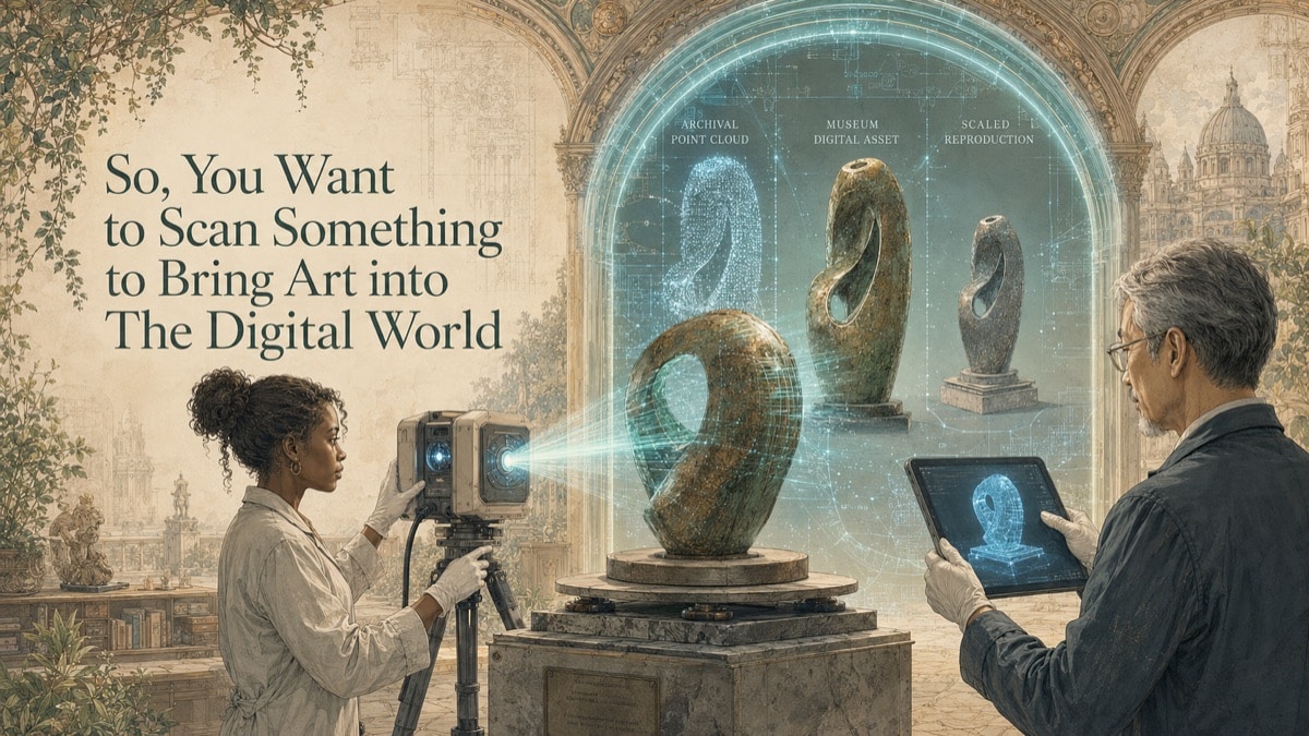 Illustration for the GDS resource article: 3D Scanning Art for Preservation, XR and Reproduction