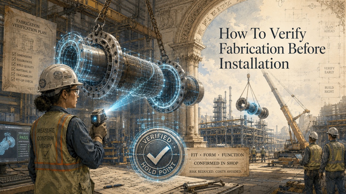 Illustration for the GDS resource article: How To Verify Fabrication Before Installation