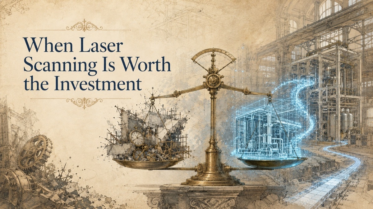 Illustration for the GDS resource article: When Laser Scanning Is Worth the Investment